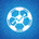 龙珠直播官方logo，蓝色龙珠标志